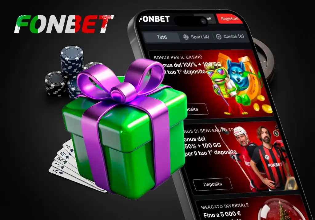 Bonus e promozioni disponibili su Fonbet Italy